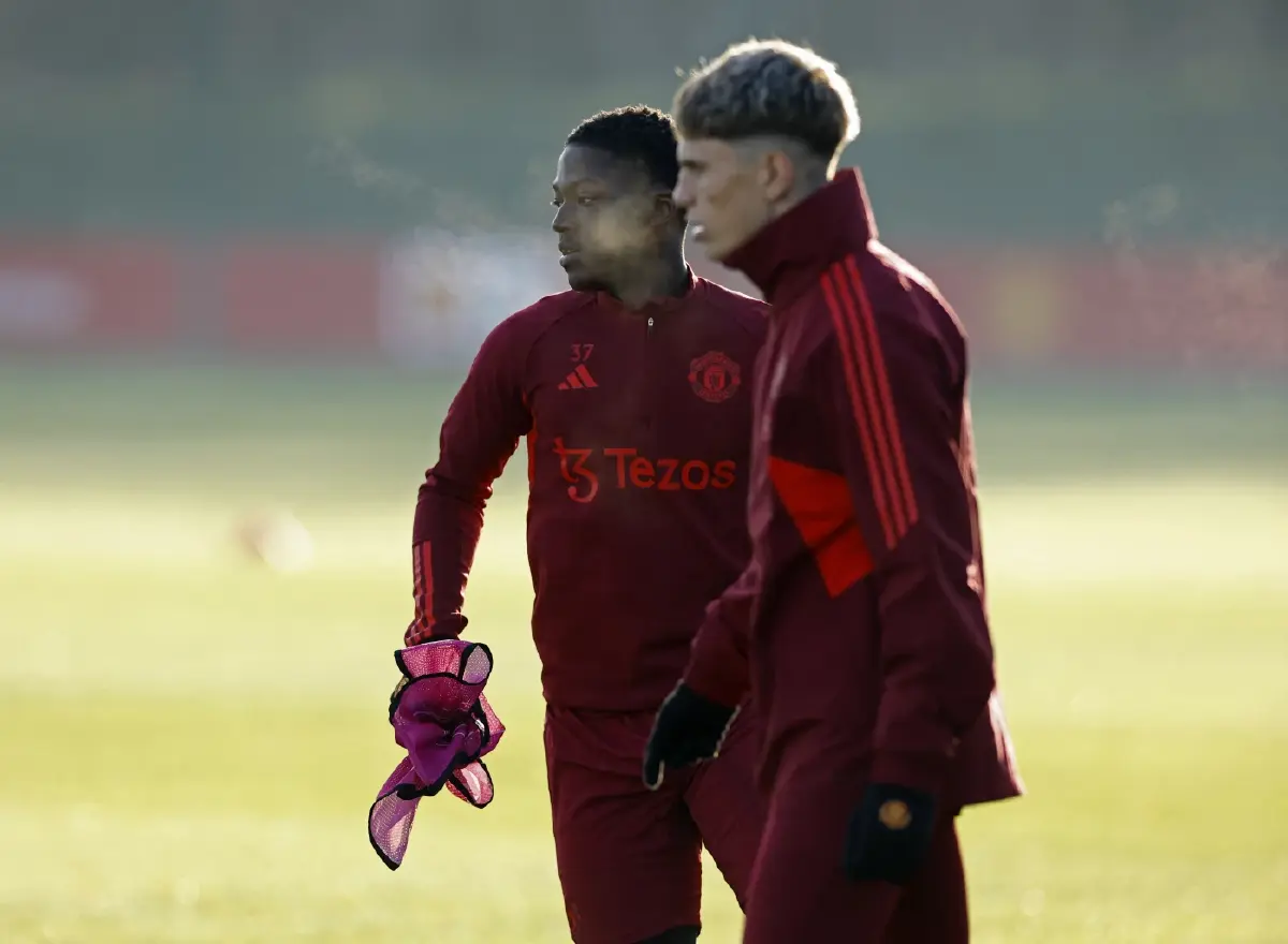 ค็อบบี้ ไมนู กับอเลฮานโดร การ์นาโช่ 2 ดาวรุ่งแมนยู