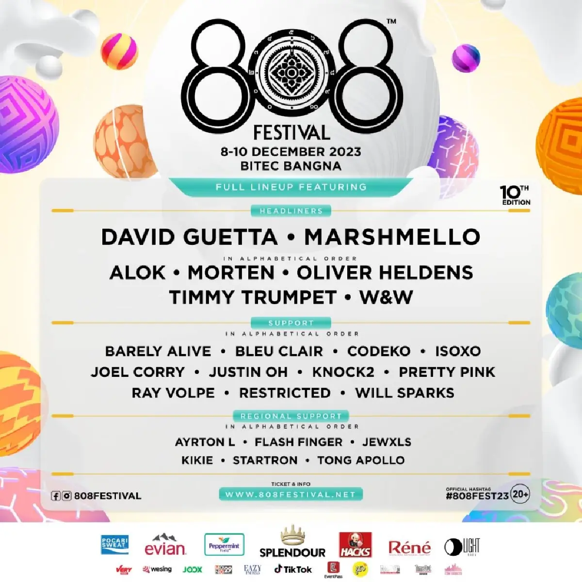 แดนซ์กระจายส่งท้ายปี “808 Festival 2023” ขนดีเจดังมาไว้ที่ไทย