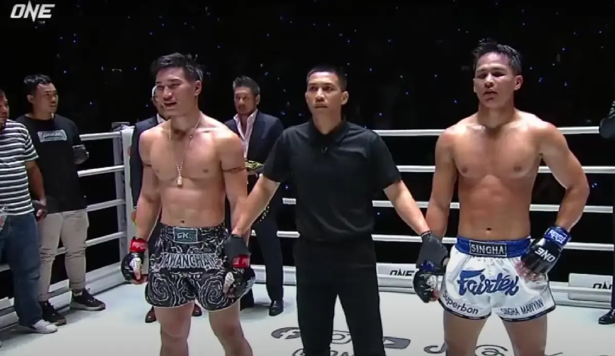 ลุ้นถึงฎีกา! ตะวันฉาย ทุบ ซุปเปอร์บอน ป้องกันแชมป์โลกมวยไทย ศึก ONE ลุมพินี
