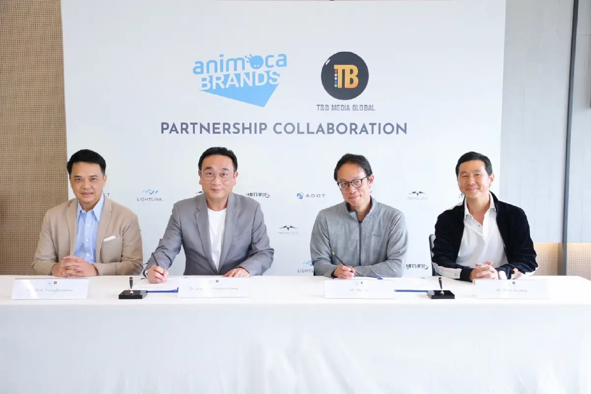 Animoca Brands จับมือ T&B Media Global ขยายศักยภาพ Ecosystem ในพื้นที่ Web3