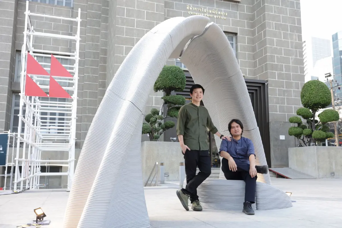 นวัตกรรมคอนกรีตรักษ์โลก เนรมิต Catenary Arch แลนด์มาร์คปล่อยจอยของคนเมือง