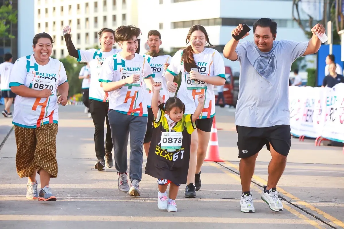 เดิน-วิ่ง "HEALTHY HERO" รู้เท่าทันบุหรี่ไฟฟ้าและป้องกันโรค NCDs
