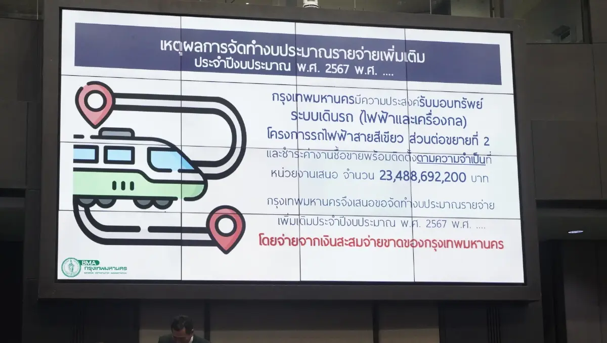 สภากทม.ตั้งคณะกรรมการฯร่างข้อบัญญัติสางหนี้รถไฟฟ้าสายสีเขียว 2.3 หมื่นล.