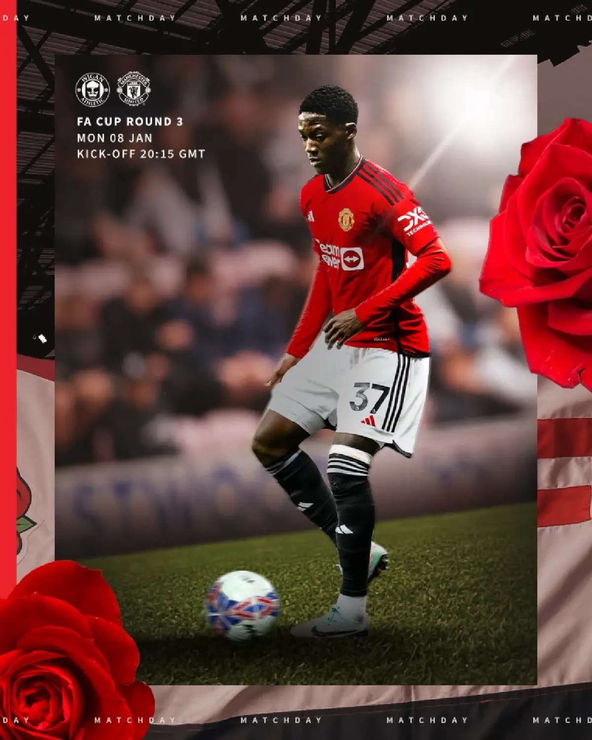 ถ่ายทอดสด วีแกน VS แมนยู ฟุตบอลเอฟเอ คัพ รอบ 3  (ลิ้งค์ดูบอลสด)