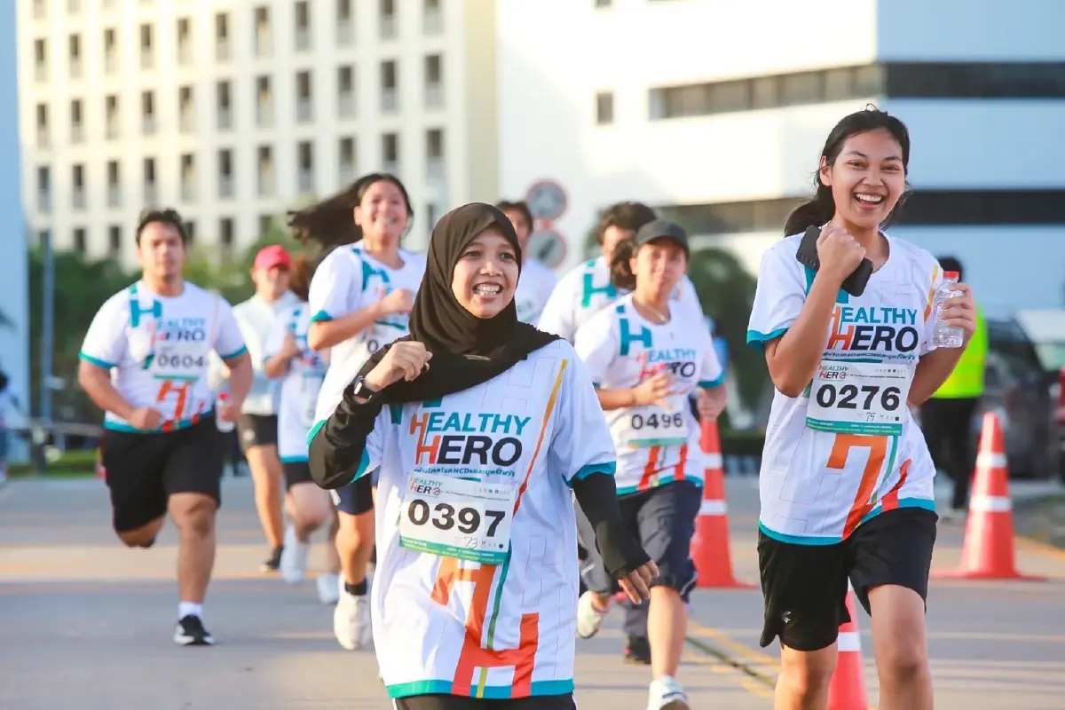 เดิน-วิ่ง "HEALTHY HERO" รู้เท่าทันบุหรี่ไฟฟ้าและป้องกันโรค NCDs
