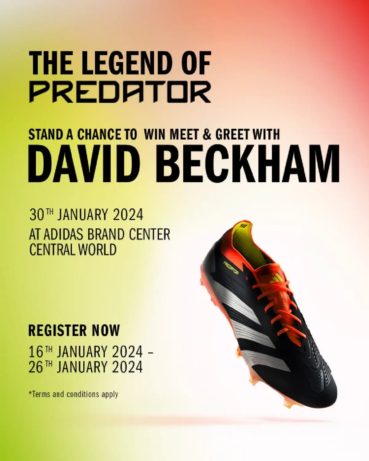 ครบ 30 ปี พรีเดเตอร์ อาดิดาสเปิดตัว Predator 24 รองเท้าตระกูลนักล่ารุ่นเบาสุด