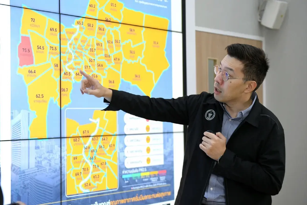 กทม.ชี้เหตุเพราะ"ลมเปลี่ยนทิศ" ช่วยค่าฝุ่นในกทม.ลดลง