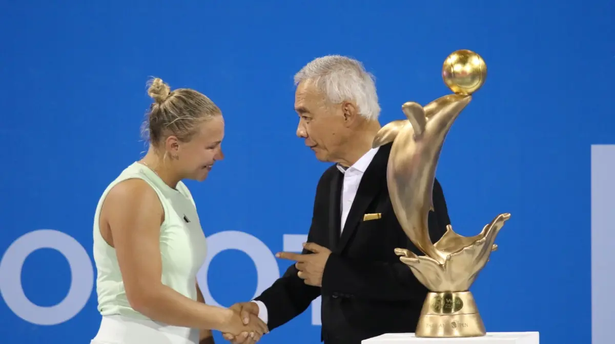 สุวัจน์ ยินดี"ไดอาน่า ชไนเดอร์" แชมป์หญิงเดี่ยว ไทยแลนด์โอเพ่น 2024