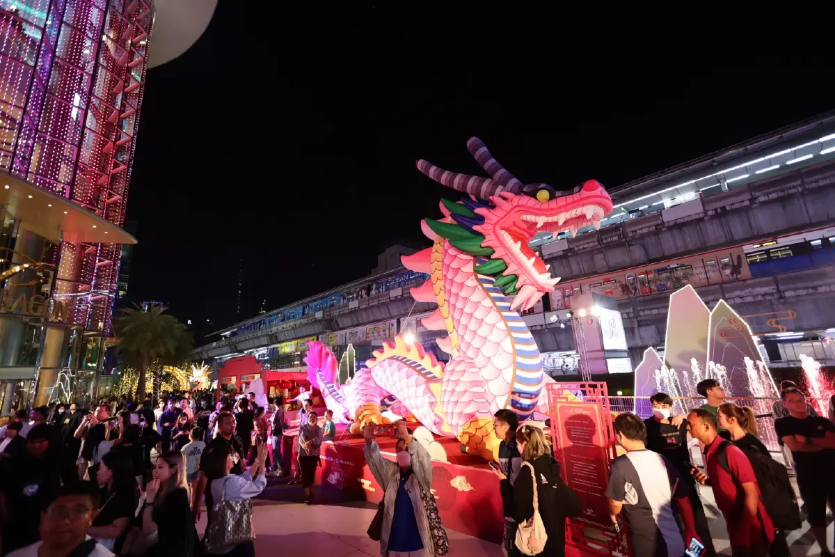 สยามพารากอน เปิดเทศกาลฉลองตรุษจีนปีมะโรงสุดอลังการ “Siam Paragon Golden Prosperous Chinese New Year 2024”