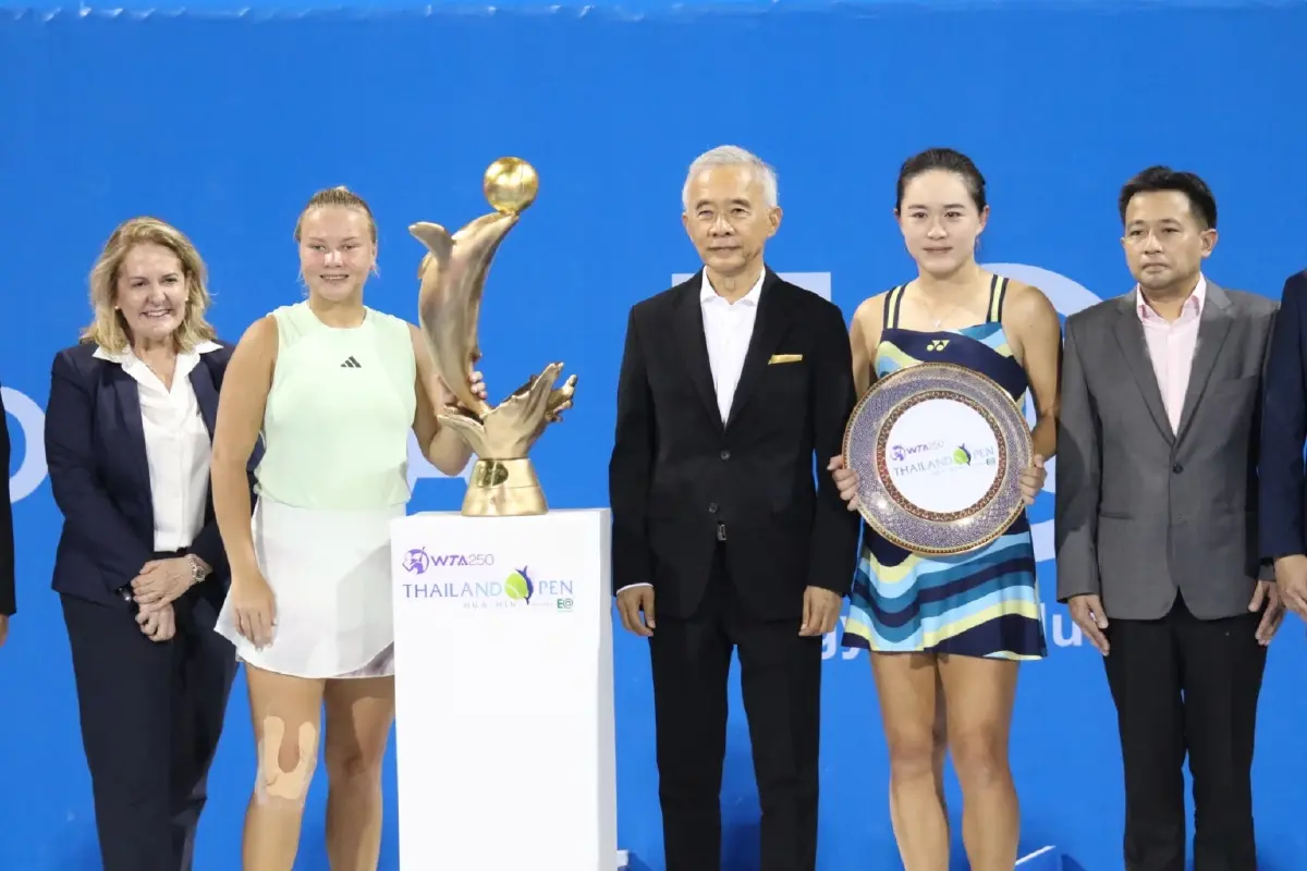 สุวัจน์ ยินดี"ไดอาน่า ชไนเดอร์" แชมป์หญิงเดี่ยว ไทยแลนด์โอเพ่น 2024