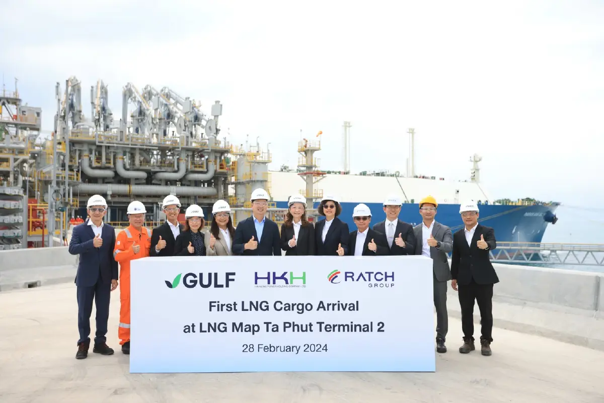RATCH และ GULF นำเข้า LNG ป้อนโรงไฟฟ้าหินกอง ตามนโยบายเปิดเสรีก๊าซธรรมชาติ