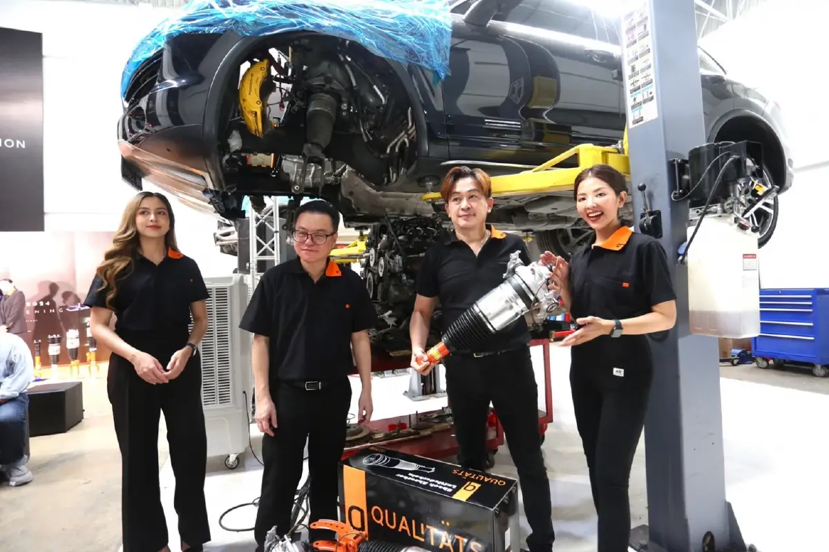 เปิดตัวโช้คมาตรฐานเยอรมันพร้อมมุมมองผู้บริหาร "Qualitats"