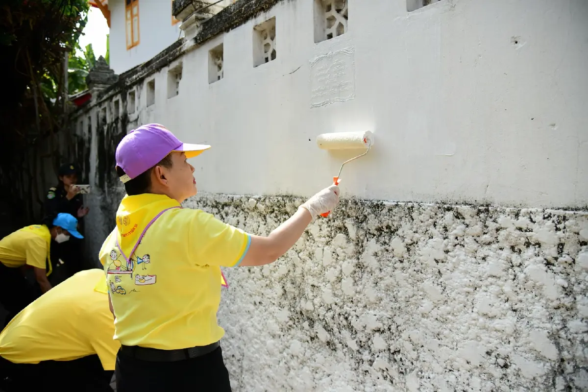 พญ.วันทนีย์ ปลัดกรุงเทพมหานคร นำจิตอาสา “เราทำความ ดี ด้วยหัวใจ”
