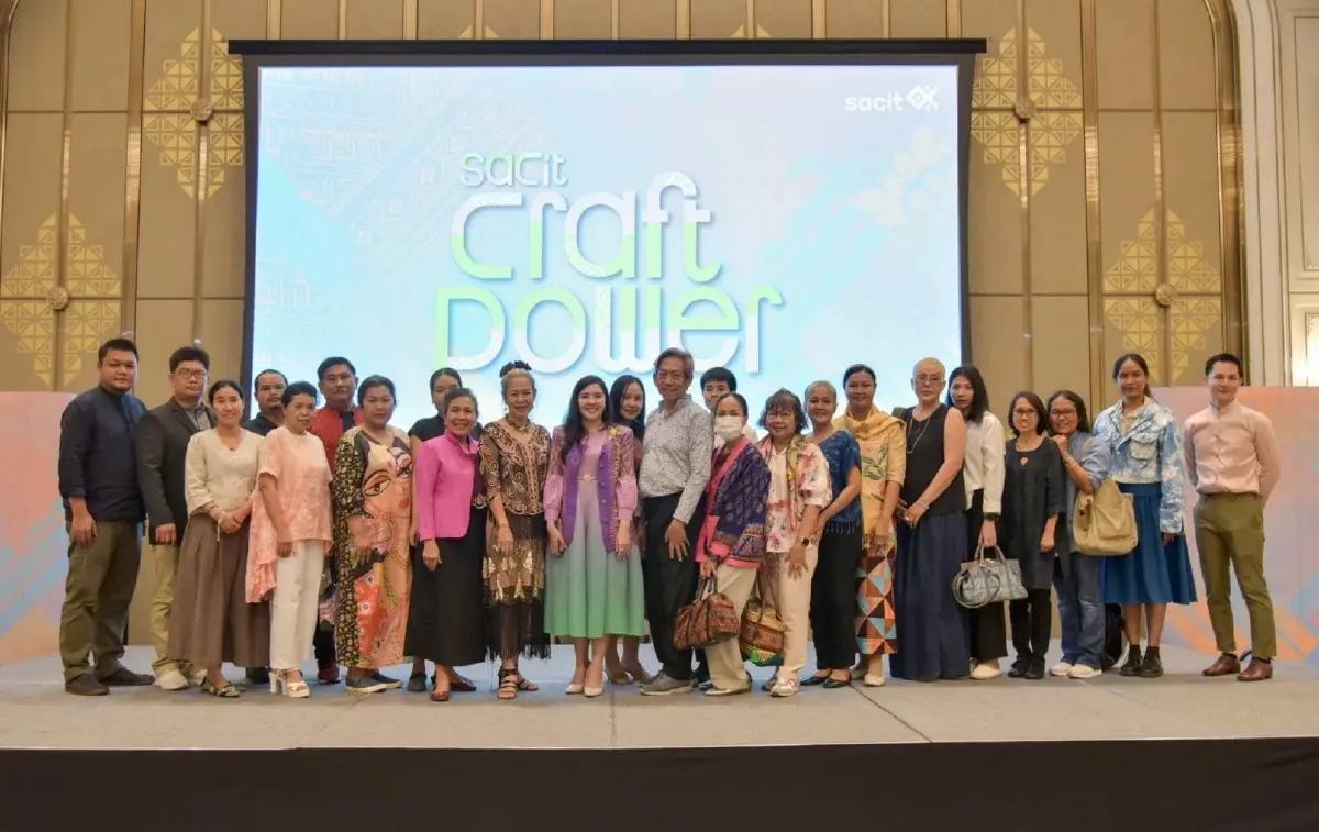 SACIT เปิดรายได้ศิลปหัตถกรรมปี 66 ดึงเม็ดเงินเข้าไทยกว่า 3.4 แสนล้านบาท
