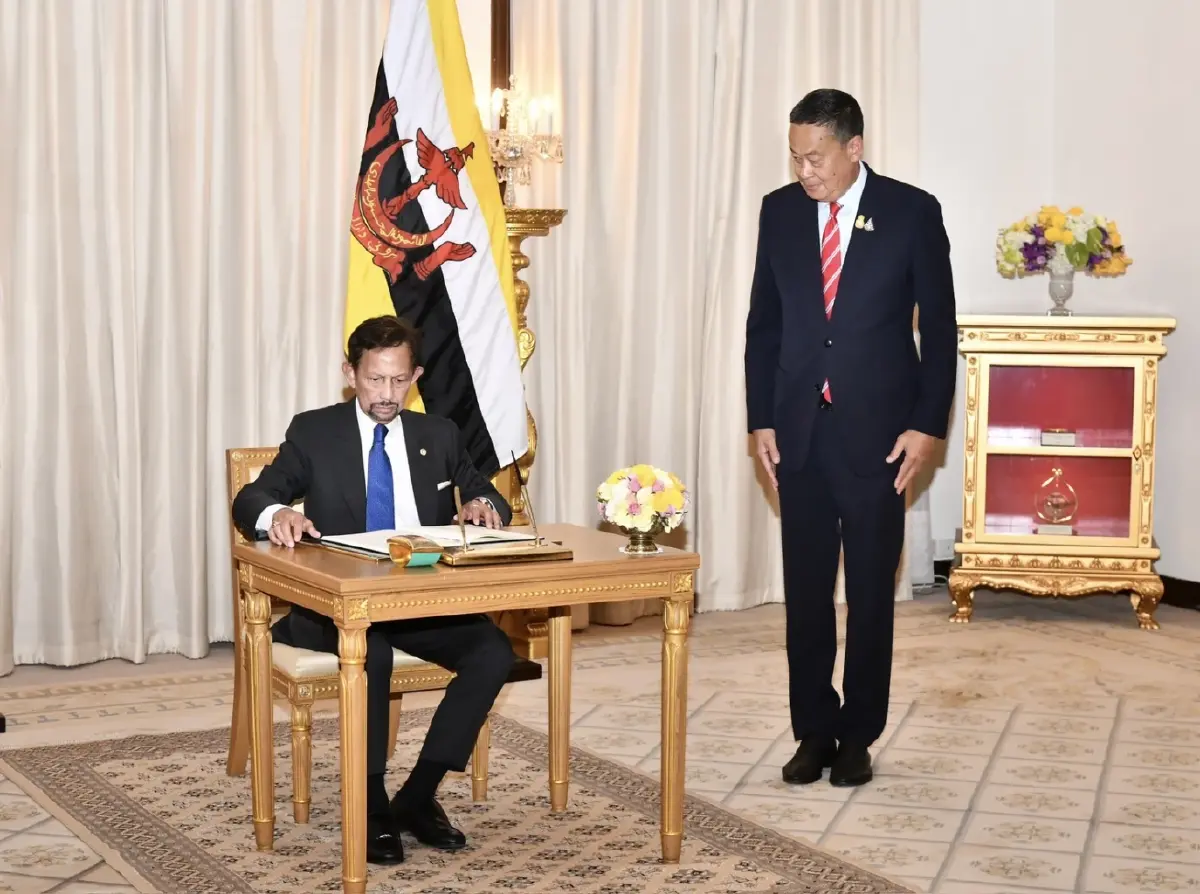 นายกฯเศรษฐาถวายการต้อนรับสมเด็จพระราชาธิบดีบรูไนเยือนไทยเป็นทางการ