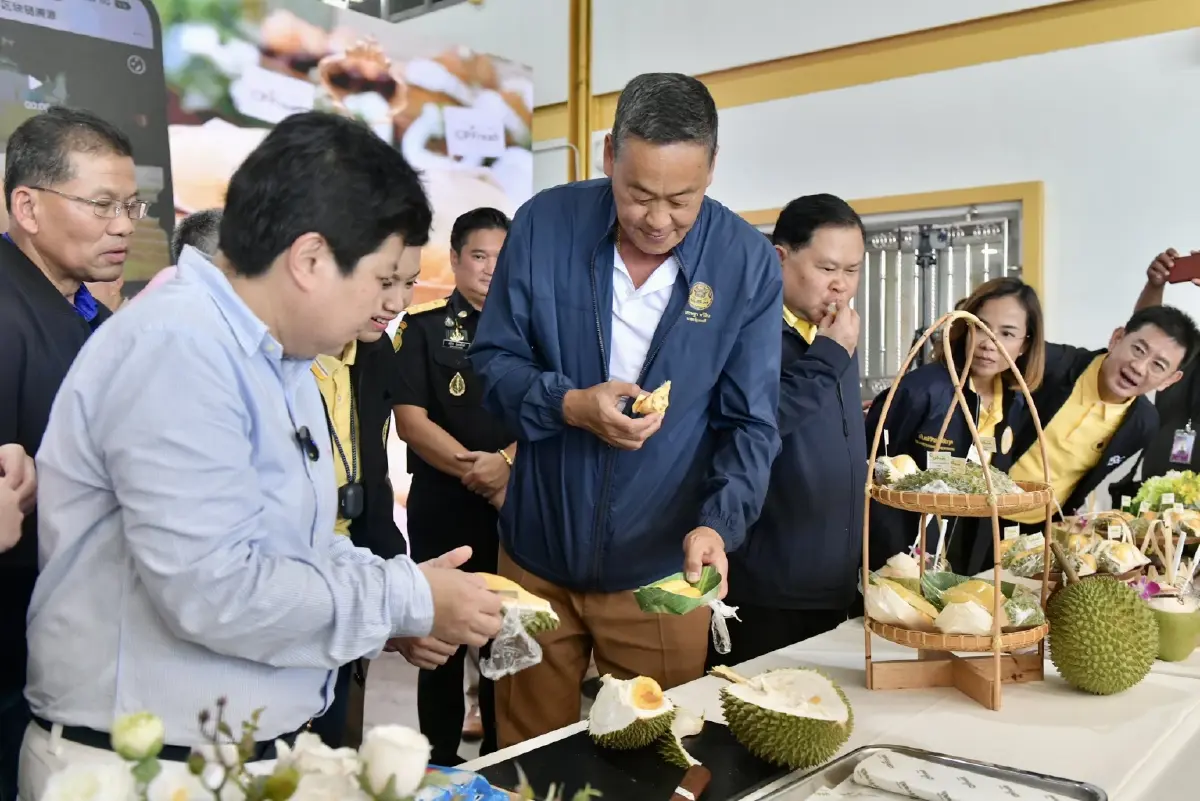 นายกรัฐมนตรี มั่นใจทุเรียนราคาไม่ตกต่ำ แนะใช้นวัตกรรมแก้ปัญหาทุเรียนอ่อน