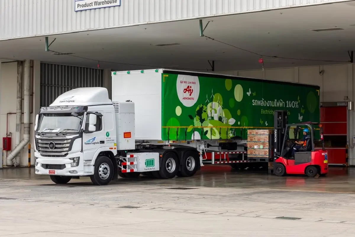 ชู Green Logistics สู่ธุรกิจคาร์บอนต่ำ ดีเดย์ใช้รถ EV ขนส่งสินค้า