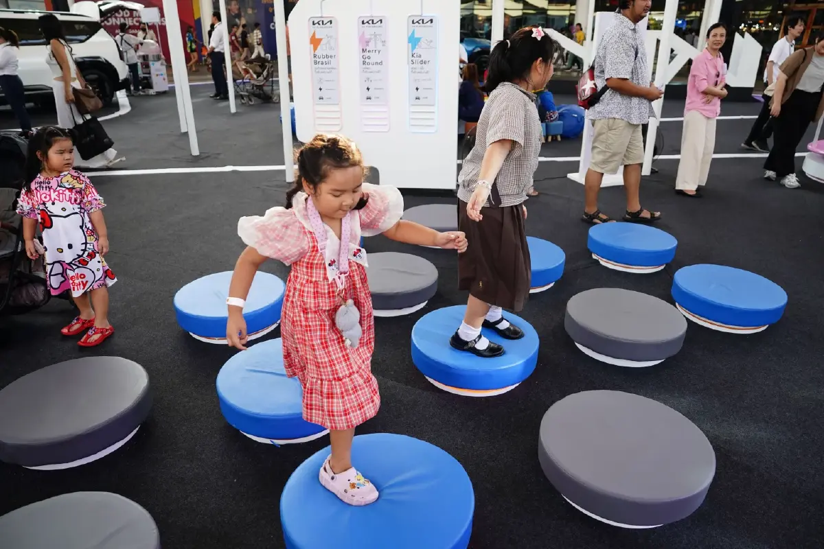 สนามเด็กเล่น “Kia EV Playground” ให้การเรียนรู้เรื่องพลังงานสะอาดเป็นเรื่องสนุก