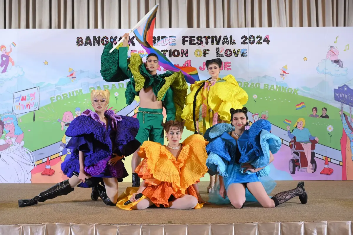 "Bangkok Pride Festival 2024" ถนนสีรุ้ง ร่วมฉลองสมรสเท่าเทียมในไทย