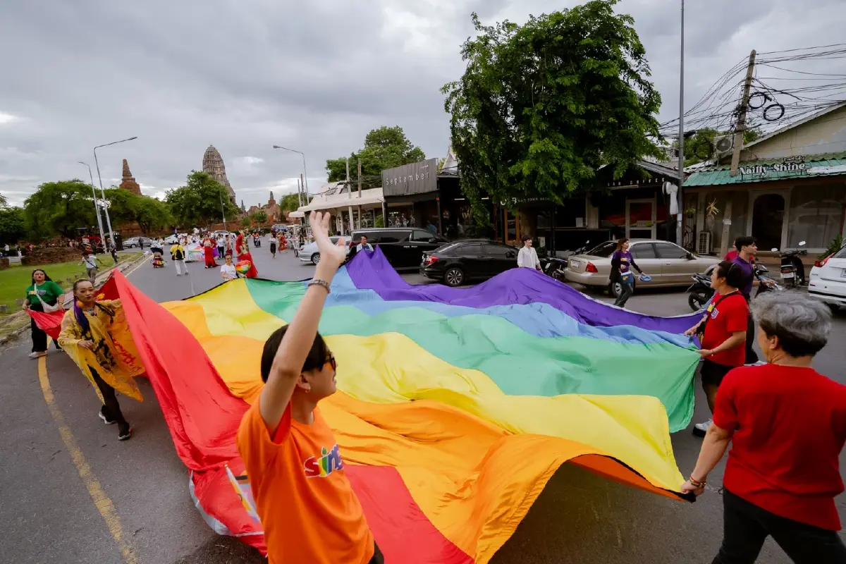 อยุธยาจัดกิจกรรม Pride Month 2024 กลางกรุงเก่าครั้งแรกสุดยิ่งใหญ่