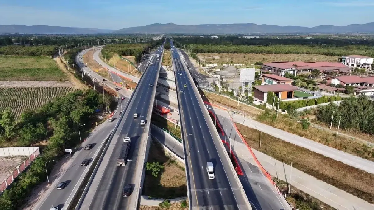 เตรียมเปิดวิ่งฟรี "มอเตอร์เวย์M6 บางปะอิน-โคราช"  รับปีใหม่ 68