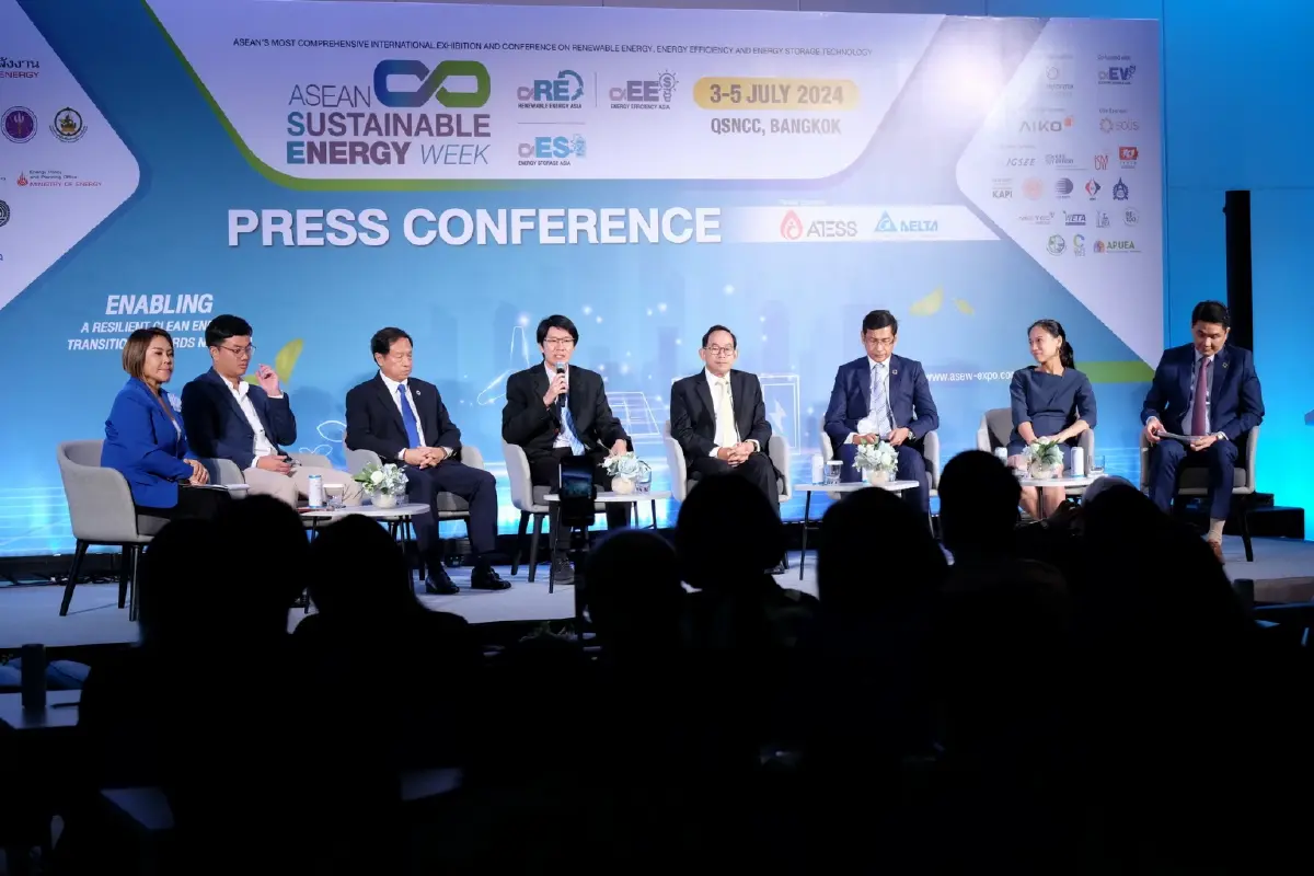 กระทรวงพลังงานพร้อมภาคีเครือข่าย จัดงาน ASEAN Sustainable Energy Week 2024