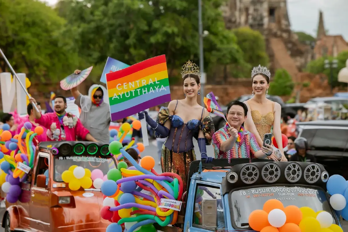 อยุธยาจัดกิจกรรม Pride Month 2024 กลางกรุงเก่าครั้งแรกสุดยิ่งใหญ่