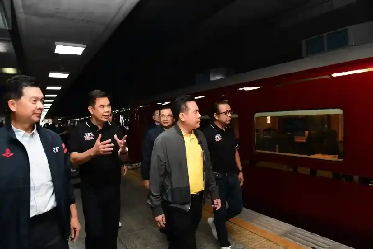 นายกฯเศรษฐา เยี่ยมชมรถไฟไทยสไตล์ญี่ปุ่น พร้อมเปิดบริการส.ค.67