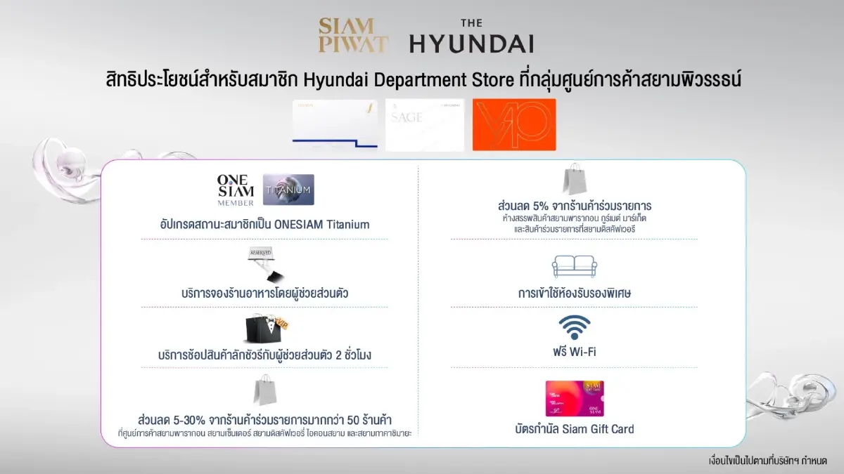 ช้อป 'ห้างฮุนได' ที่เกาหลีใต้แบบเหนือระดับ หากเป็นสมาชิก 'ONESIAM'