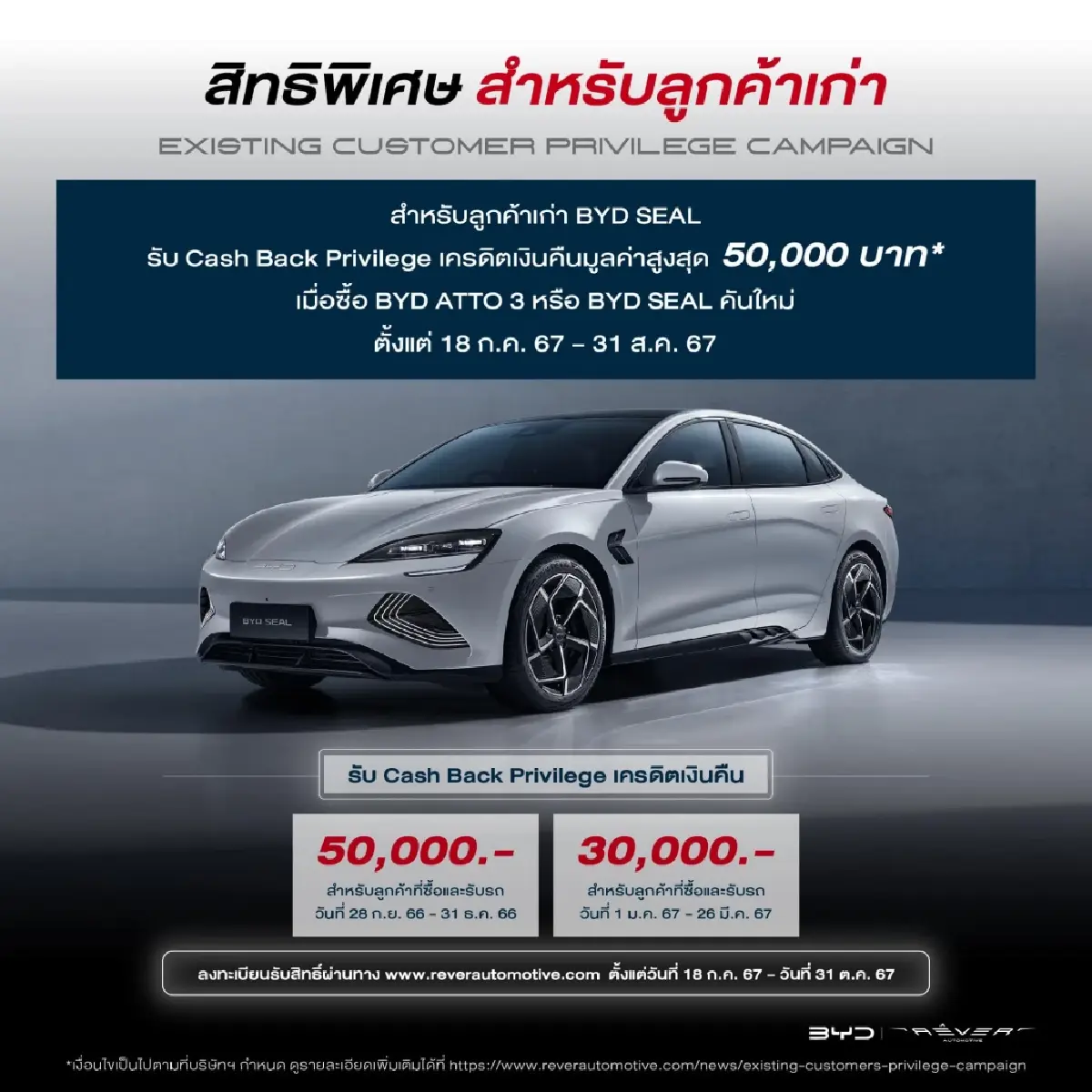 เยียวยาแบบไหน? ลูกค้าเก่า BYD จะได้รับส่วนลดเมื่อซื้อคันใหม่