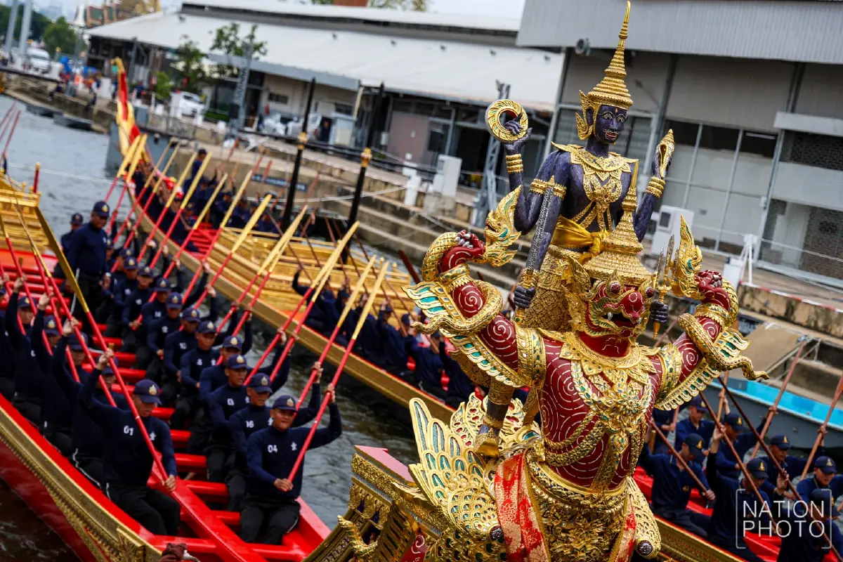 เปิดกำหนดการ ฝึกซ้อมฝีพาย ขบวนพยุหยาตราทางชลมารค