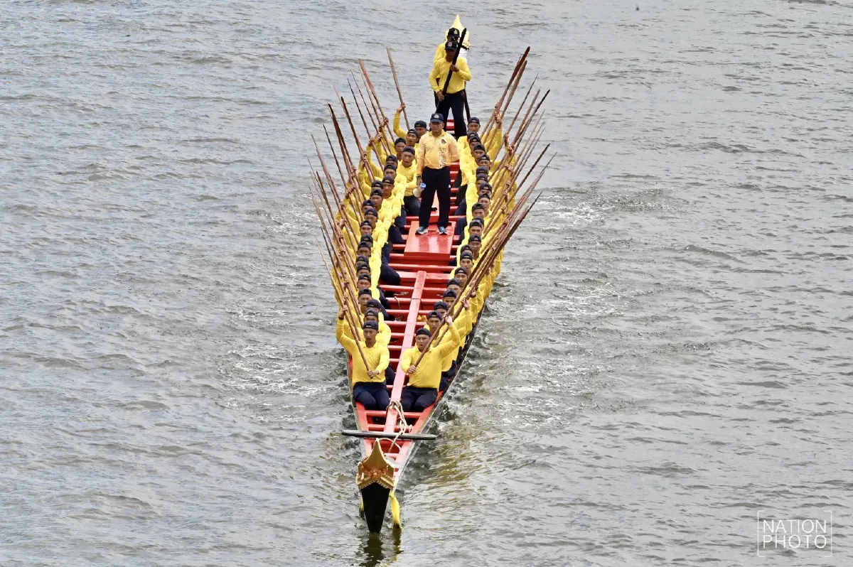 เปิดกำหนดการ ฝึกซ้อมฝีพาย ขบวนพยุหยาตราทางชลมารค