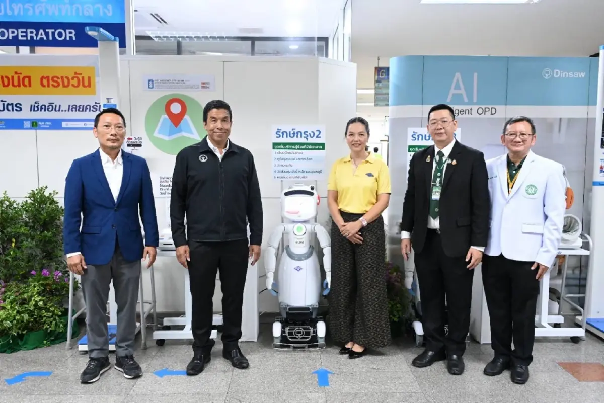 รู้จัก “หุ่นดินสอ” หุ่นยนต์ AI บริการผู้ป่วย ลดภาระแพทย์-พยาบาล กทม.