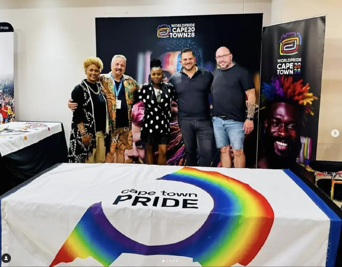 ทีมงานของ Capetown สำหรับการบิดงาน WorldPride ในครั้งนี้