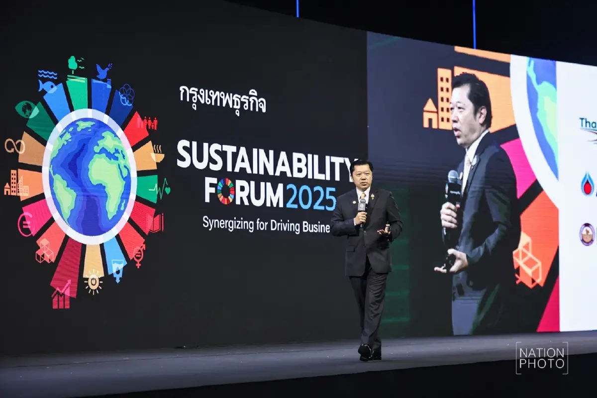 นายศุภชัย เจียรวนนท์ บนเวที Sustainability Forum