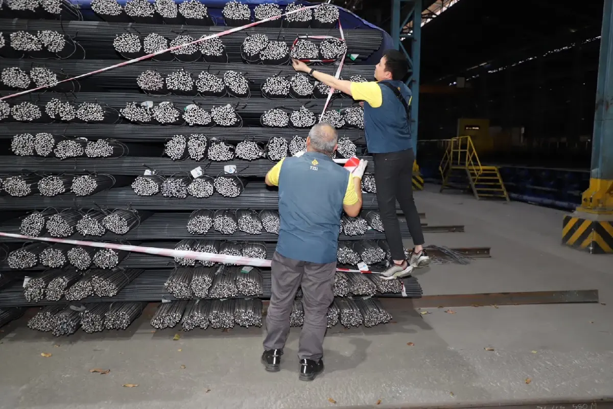 “เอกนัฏ” ล้างบางทุนจีน ผลิตเหล็กเส้นไร้คุณภาพ  ยึดของกลางกว่า 200 ล้านบาท