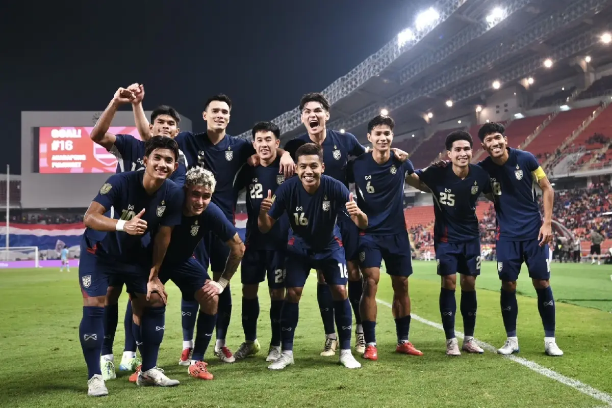 ผลบอล ไทย กด กัมพูชา 3-2  ชนะ 4 นัดรวด ลิ่วรอบรองฯ