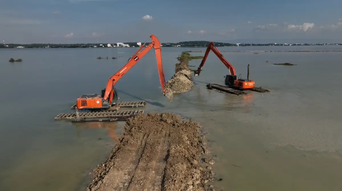 โครงการพัฒนากว๊านพะเยา ระยะที่ 3 โครงการชลประทานพะเยา   ตำบลสันป่าม่วง   อำเภอเมืองพะเยา จังหวัดพะเยา