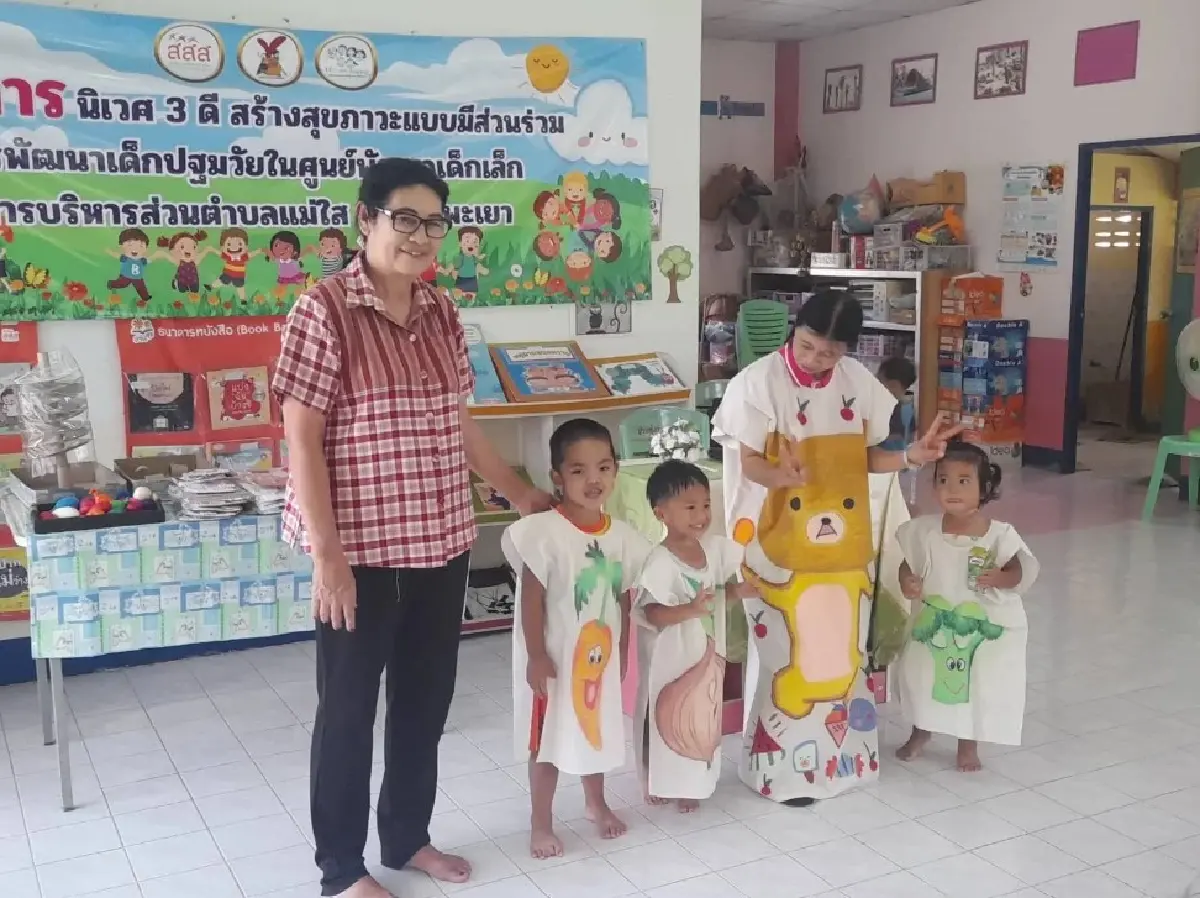 นิเวศ 3 ดี: เปลี่ยนชีวิตเด็กปฐมวัยในแม่ใสด้วยการสร้างสื่อสุขภาวะ