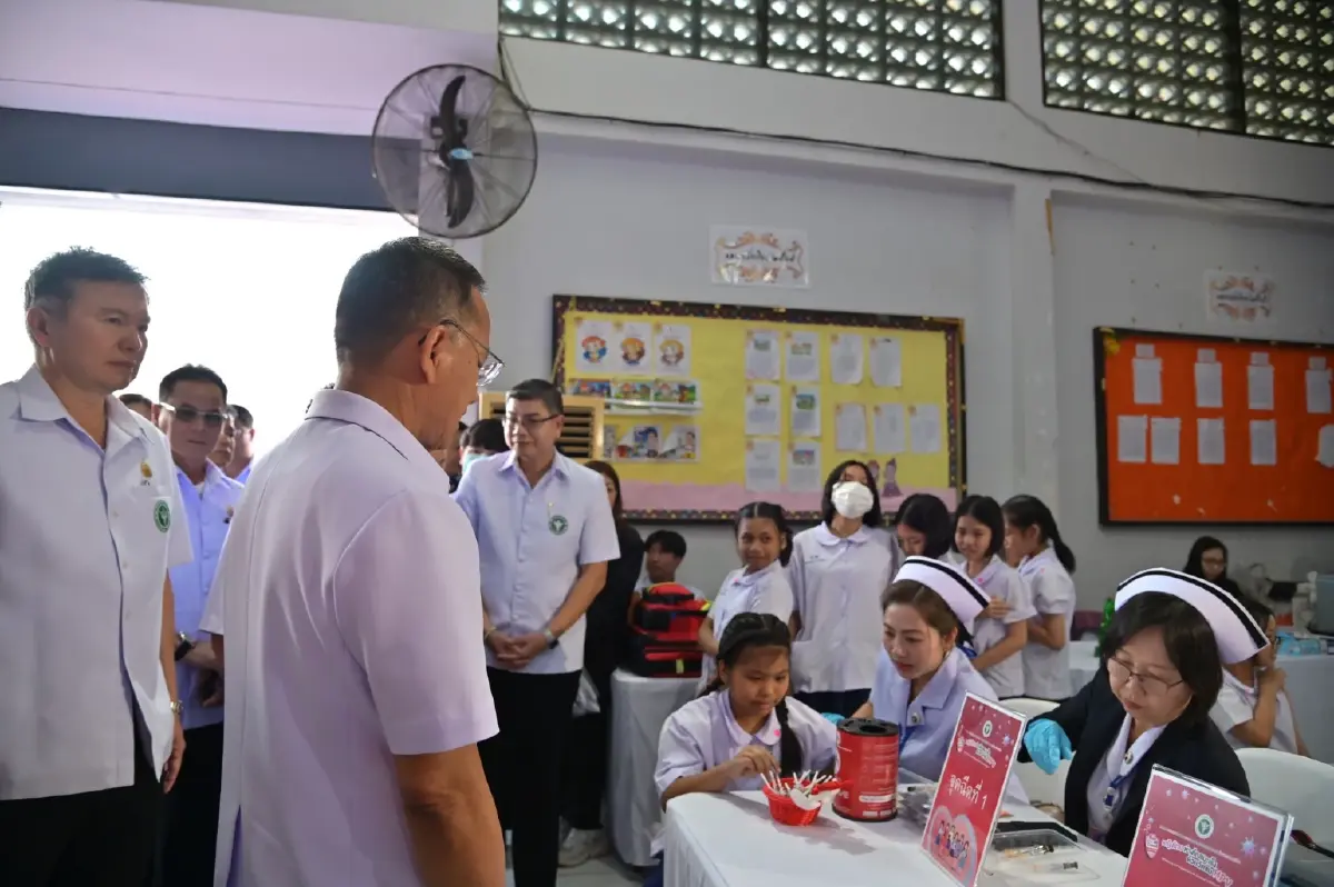 คิกออฟฉีดวัคซีน HPV 9 สายพันธุ์ให้กับนักเรียนหญิง ป.5 เริ่มที่ปทุมธานี
