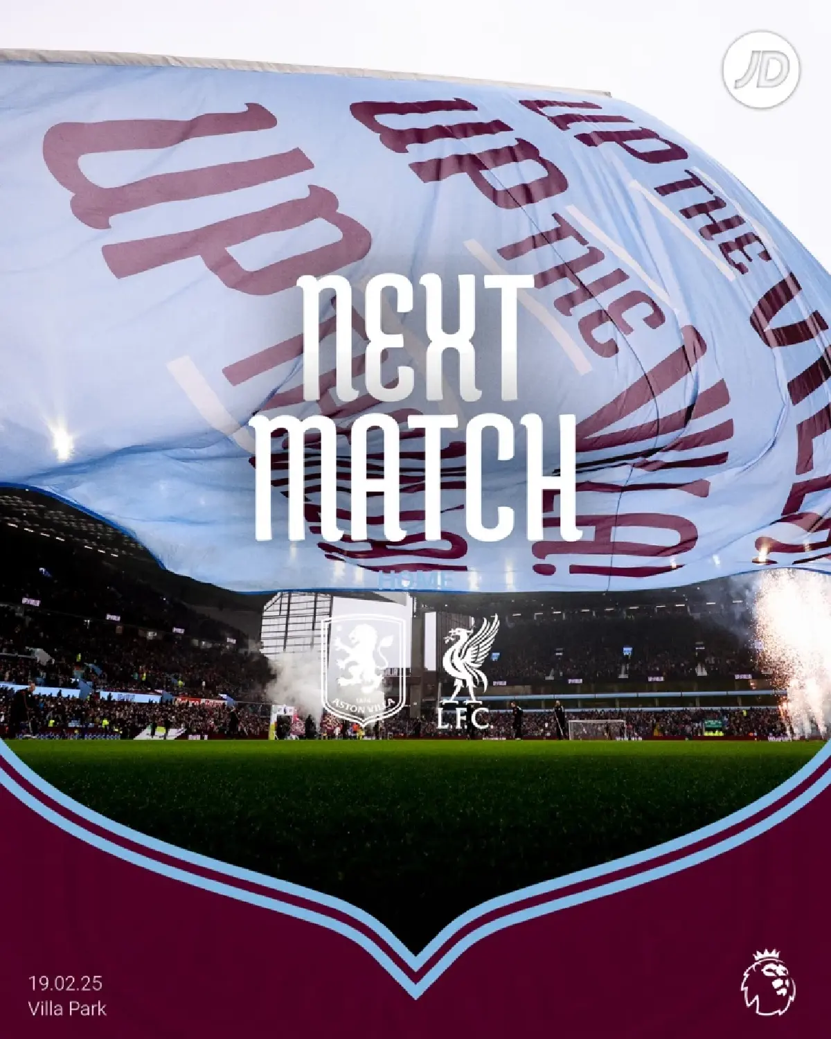 ดูบอลสด พรีเมียร์ลีก แอสตัน วิลล่า พบ ลิเวอร์พูล ถ่ายทอดสด วันนี้ 19 ก.พ.68