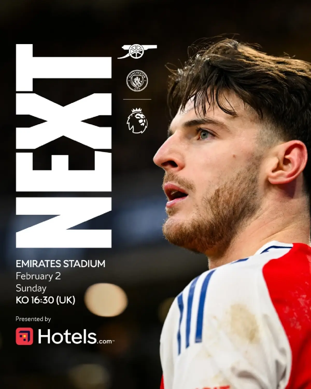 LIVE ดูบอลสด พรีเมียร์ลีก อาร์เซน่อล พบ แมนซิตี้  ถ่ายทอดสด วันนี้ 2 ก.พ.68