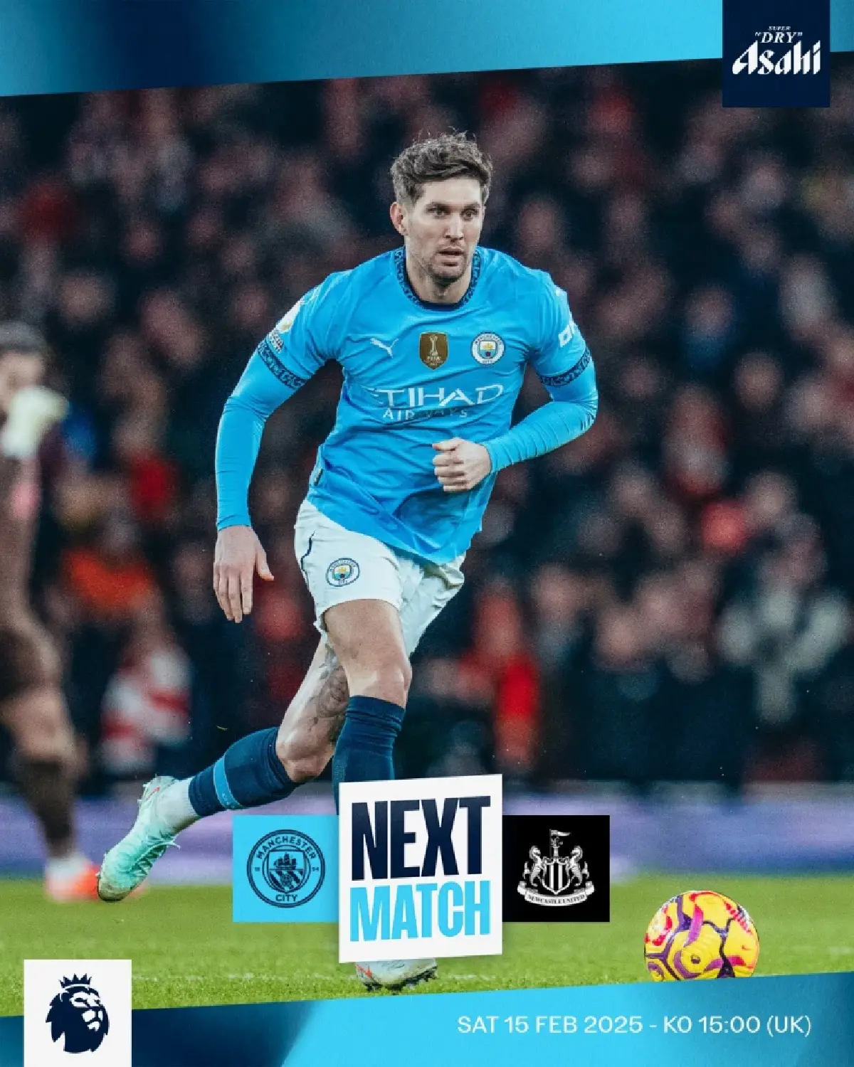 ดูบอลสด แมนซิตี้ พบ นิวคาสเซิ่ล พรีเมียร์ลีก ถ่ายทอดสด วันนี้ 15 ก.พ. 68