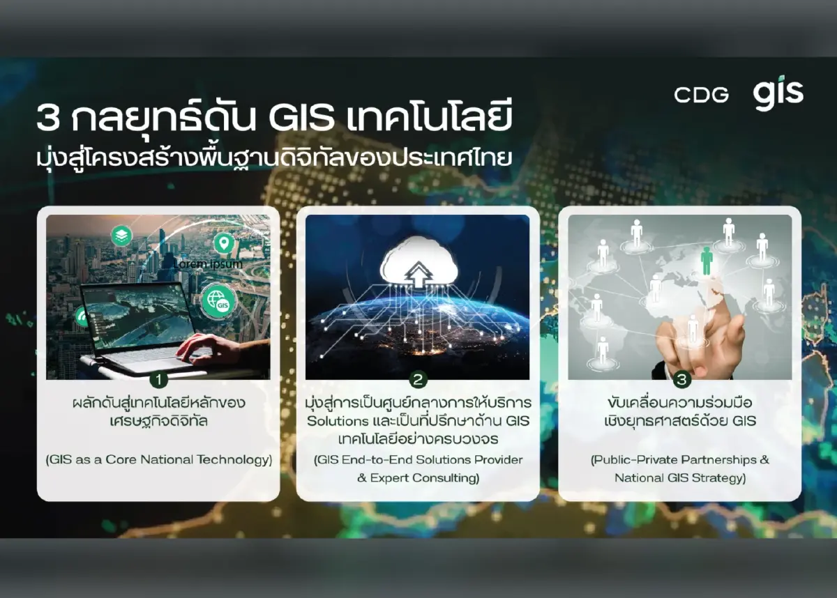 ซีดีจีดัน ‘ดร.ธนพร’ นำ GIS สู่โครงสร้างพื้นฐานดิจิทัลปี 2570