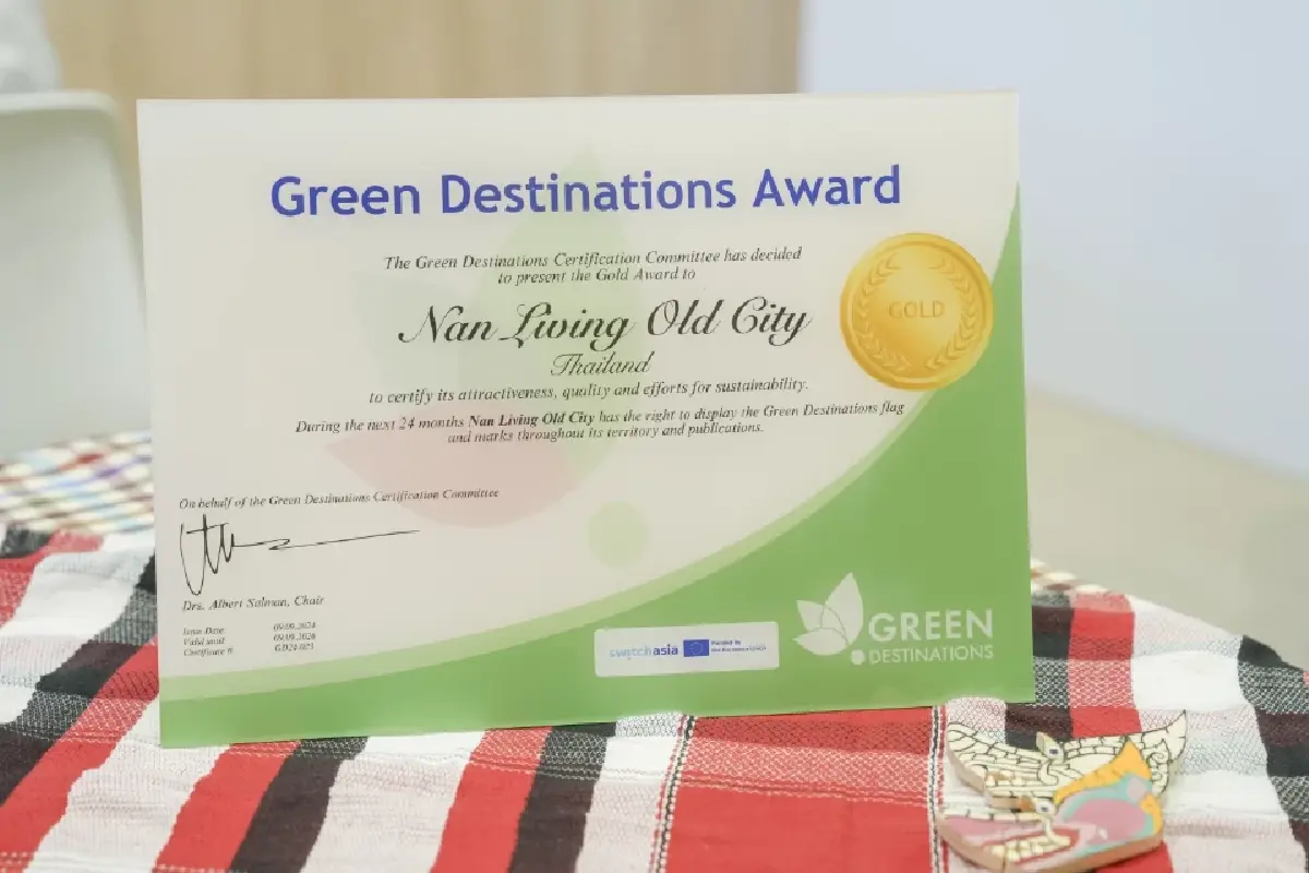 'น่าน' และ 'เชียงคาน' คว้ารางวัลท่องเที่ยว Green Destination Awards ระดับโลก