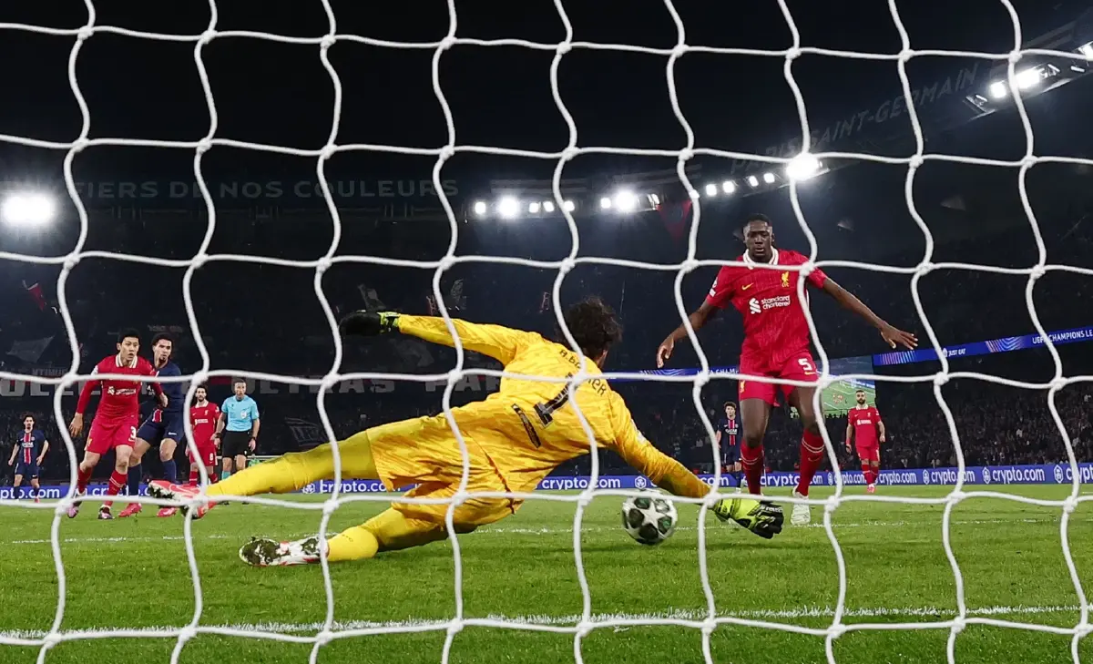 ผลบอล ยูฟ่า แชมเปี้ยนส์ลีก ลิเวอร์พูล บุกน็อคชนะ ปารีส 1-0