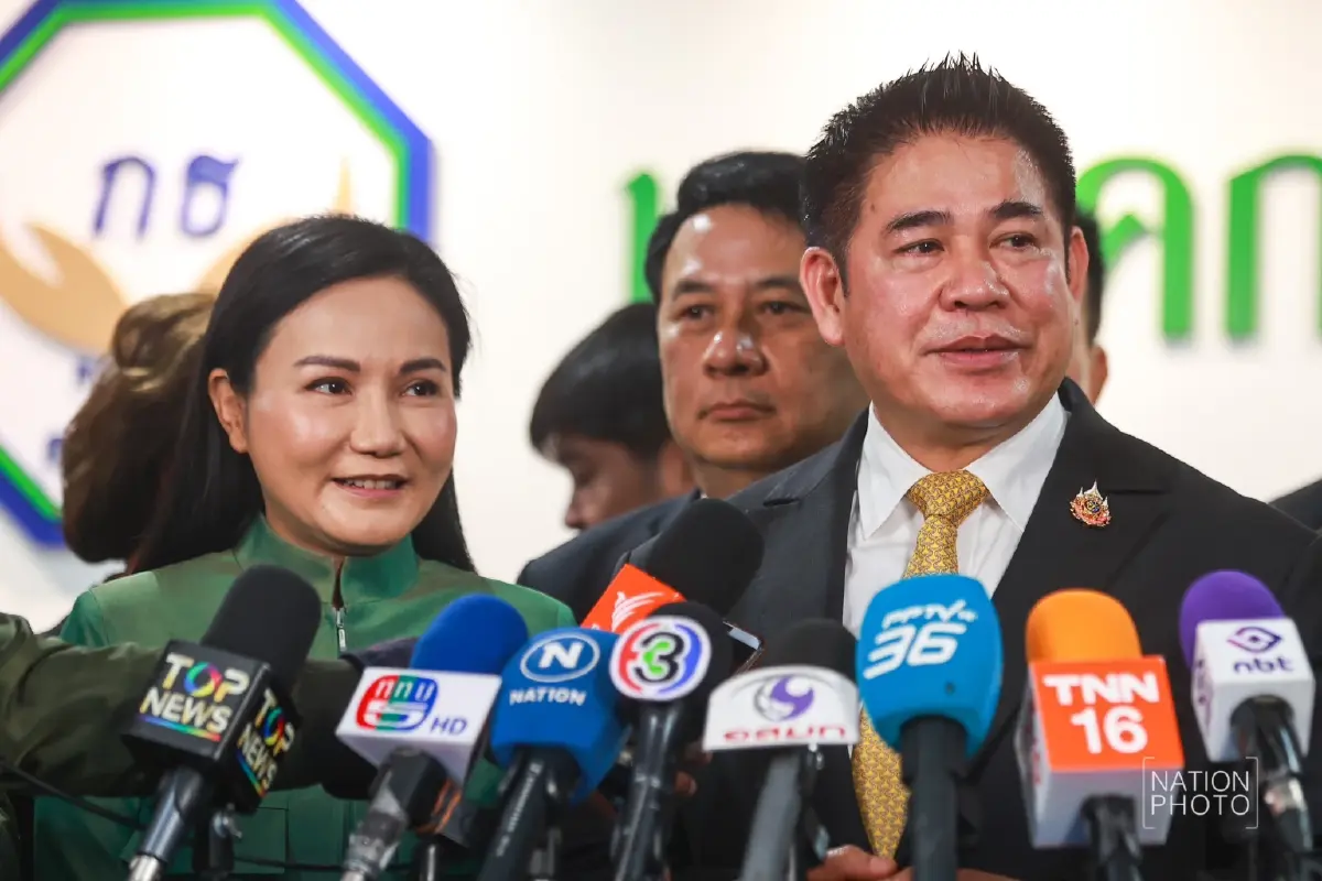 “ธรรมนัส-นฤมล” ทำบุญเปิด “พรรคกล้าธรรม“ ลั่น 34 เสียงพร้อมยกมือหนุนนายก