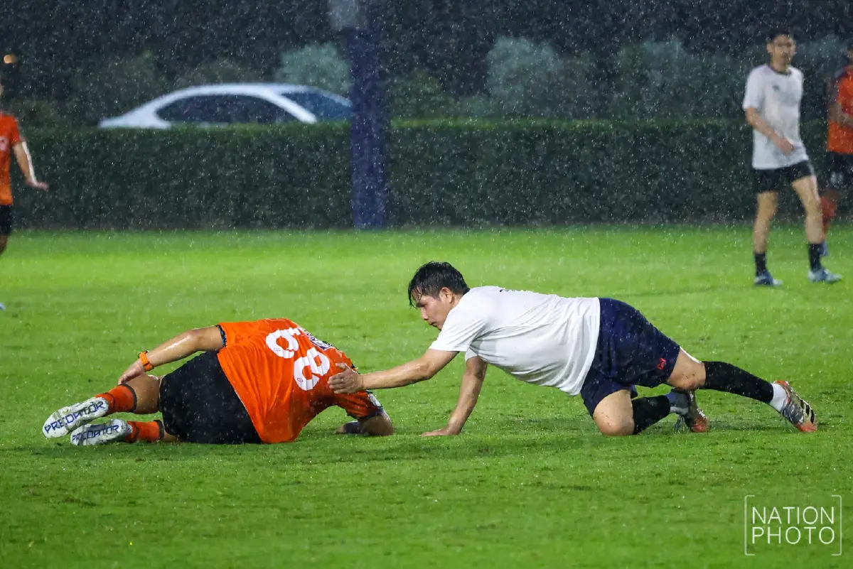 เนชั่นฯ นำ 2 ประตู ก่อนแพ้ JAS-MONO 2-3 ผลบอลกระชับมิตร