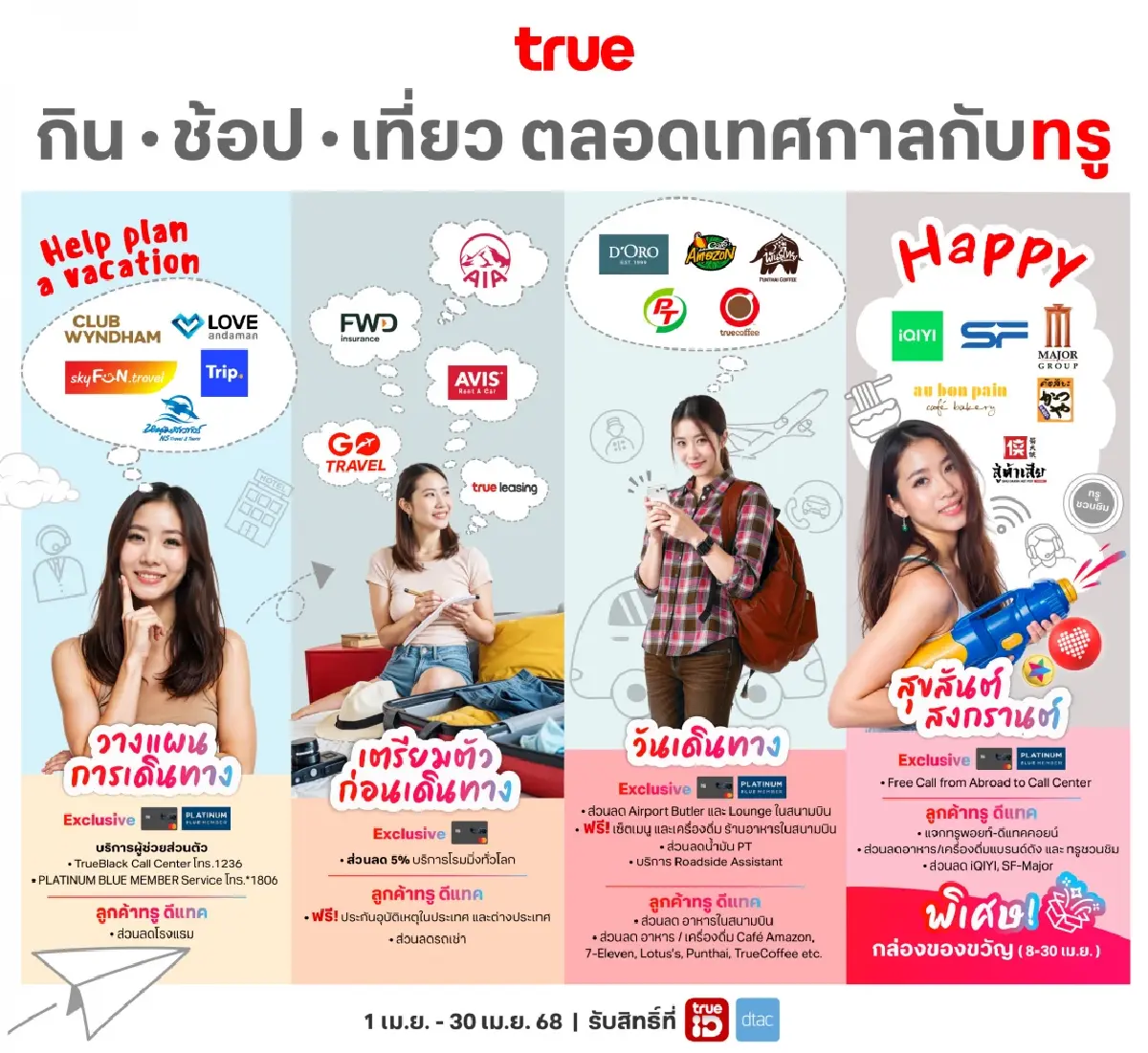 ทรู ดีแทค สงกรานต์สุขสุดคุ้ม ทีมเน็ตเวิร์ก AI ดูแลสนุก 24 ชม.