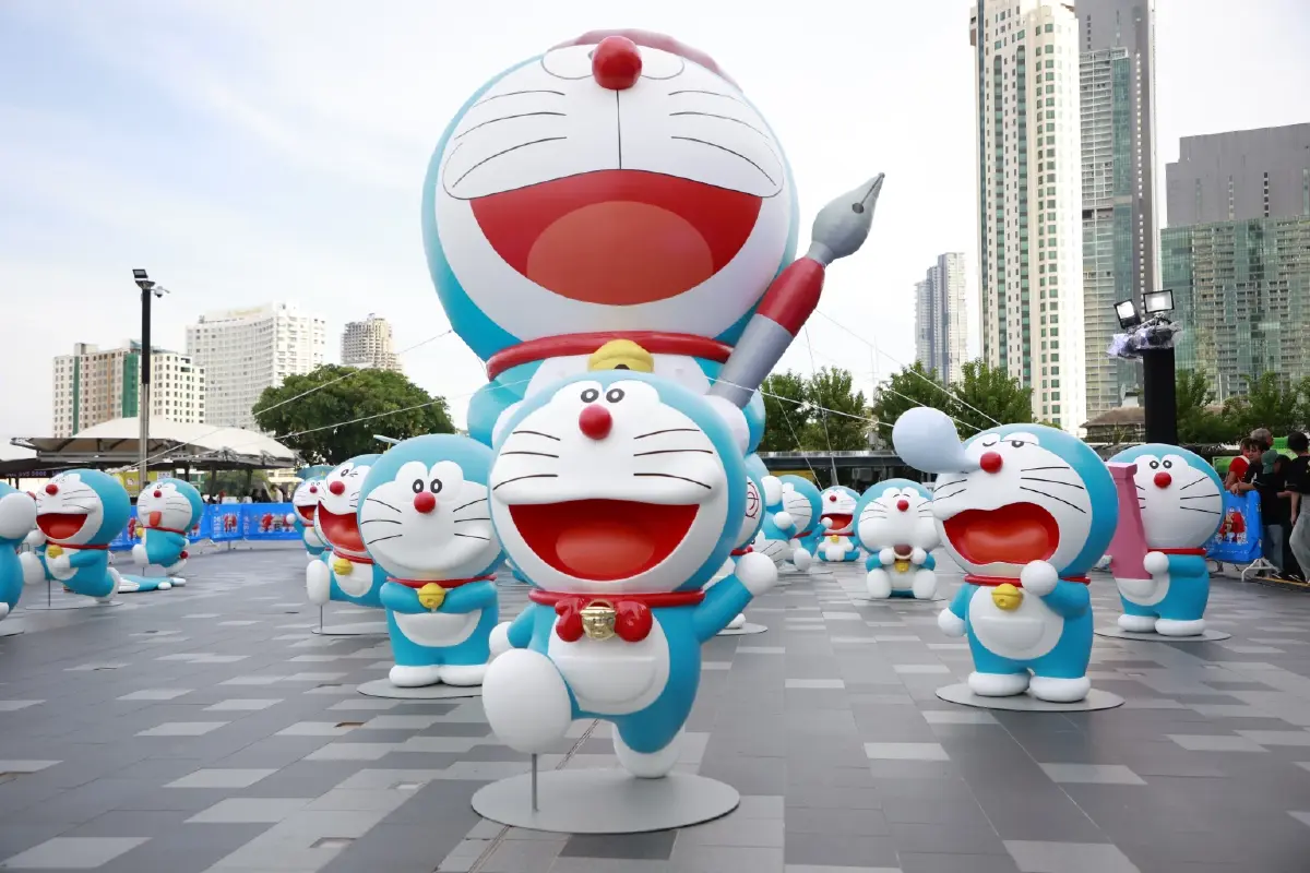 โดราเอมอนยักษ์ 12 เมตร บุกไอคอนสยาม! พร้อมผองเพื่อนเกือบร้อยตัว